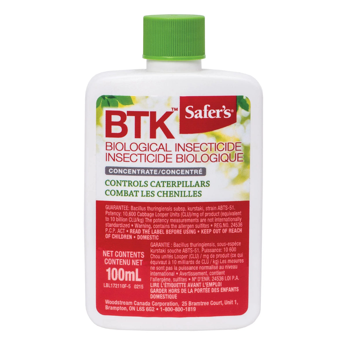 Insecticide biologique BTK - safers