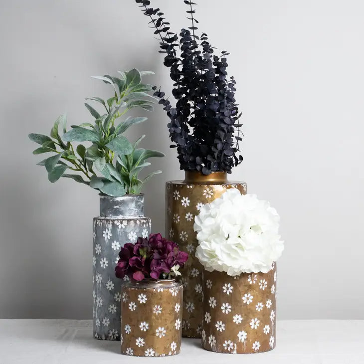 Vase Alden en laiton moyen - Foreside Home & Garden