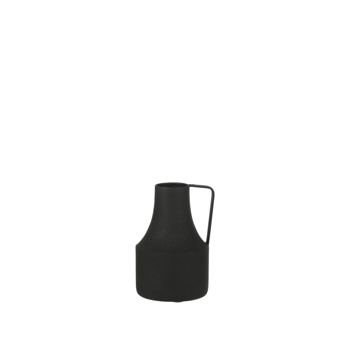 Petit Vase noir - MICA - Cure vase black - 4.25x6.5"
