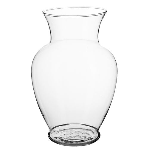 Vase transparent 6.5'' hauteur - 3.5'' ouverture