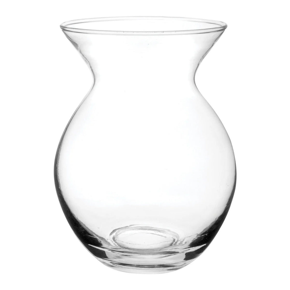 Vase de verre transprant 5.5'' H, 3.25'' D