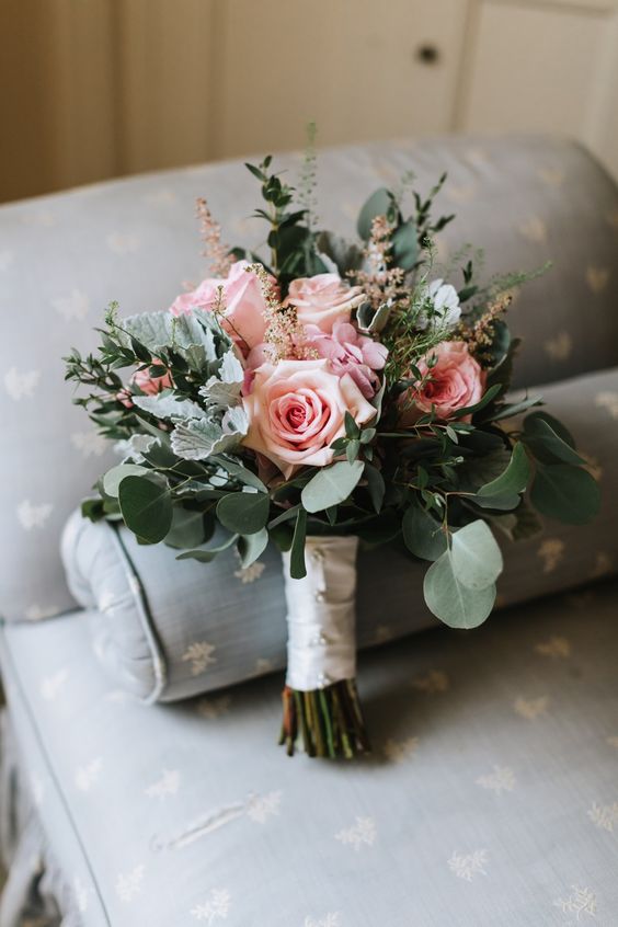 Bouquet élégant rose