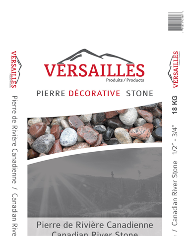 Pierre de rivière Canadienne Versailles - sac pierre