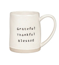 Tasse en céramique 18 oz Grateful, Thankful, Blessed