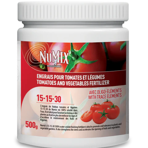 Engrais pour tomates et légumes 15-15-30 - Numix