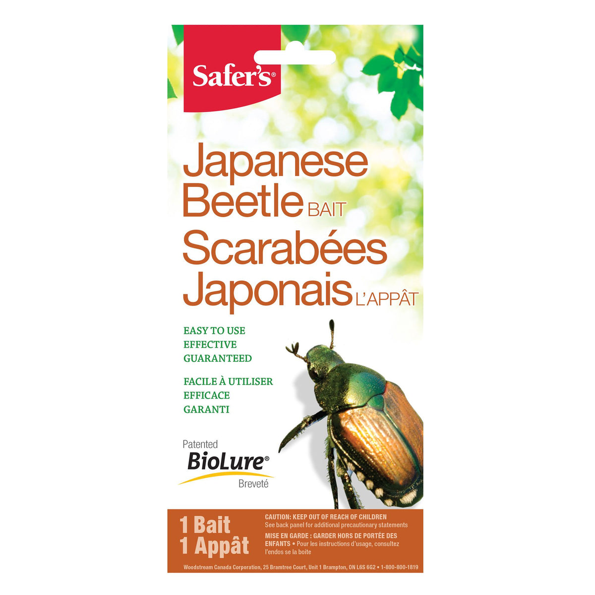 Appât Safer's pour piège à scarabée japonais - 1 recharge