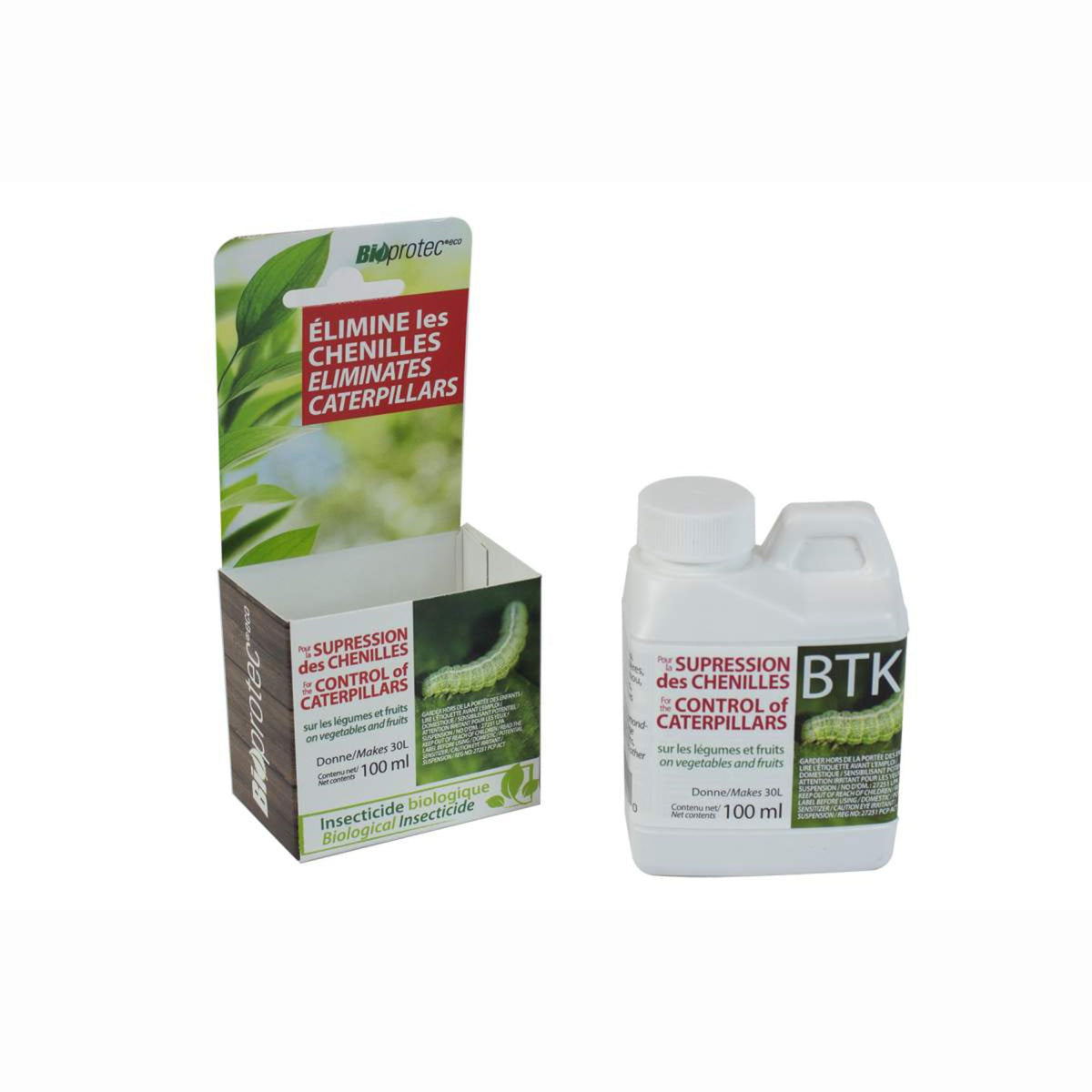 Insecticide Bioprotec ECO à base de BTK
