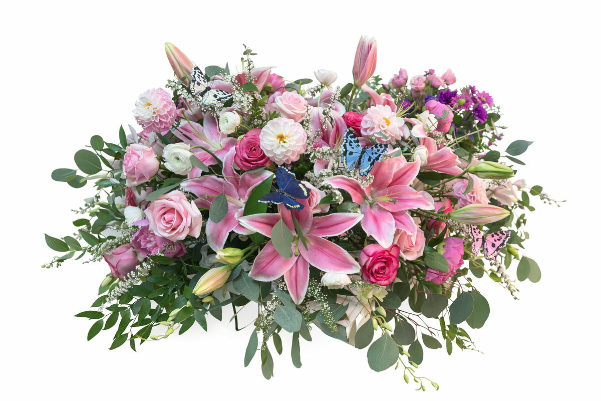 Coussin floral : 10-62