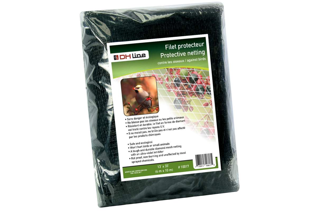 Filet oiseau diamond mesh 13' x 33' -  (4x10m)