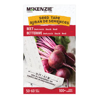 Seed tape - Beet detroit dark red - Mckenzie