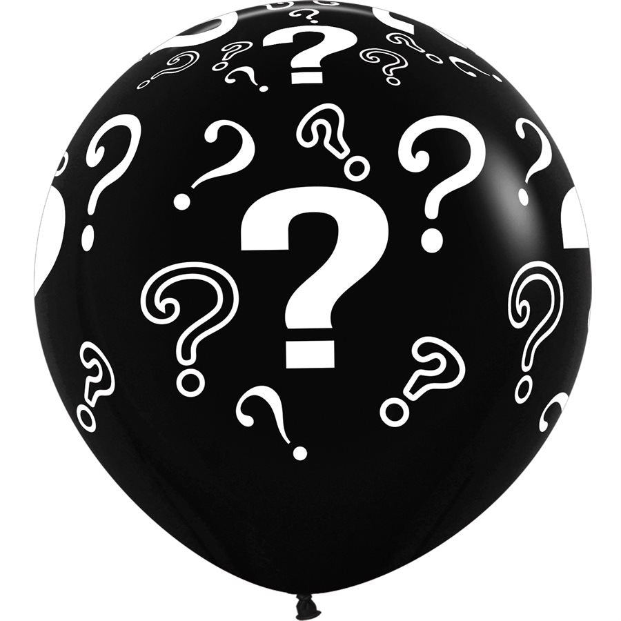 Ballon "36"" Questions Marks Black (2pcs)" - 156385