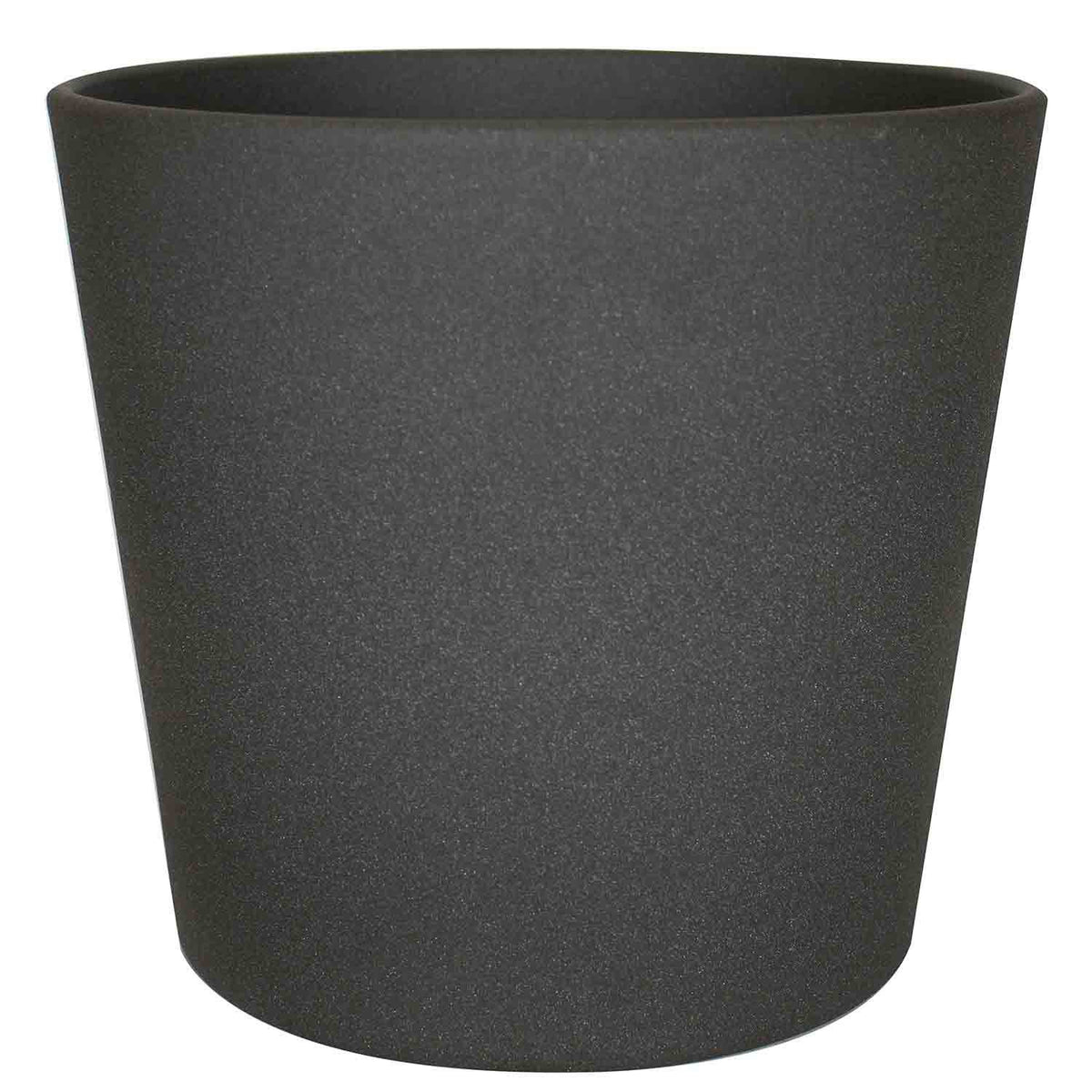 Pot Lina 10" Granite Dark Ceramic