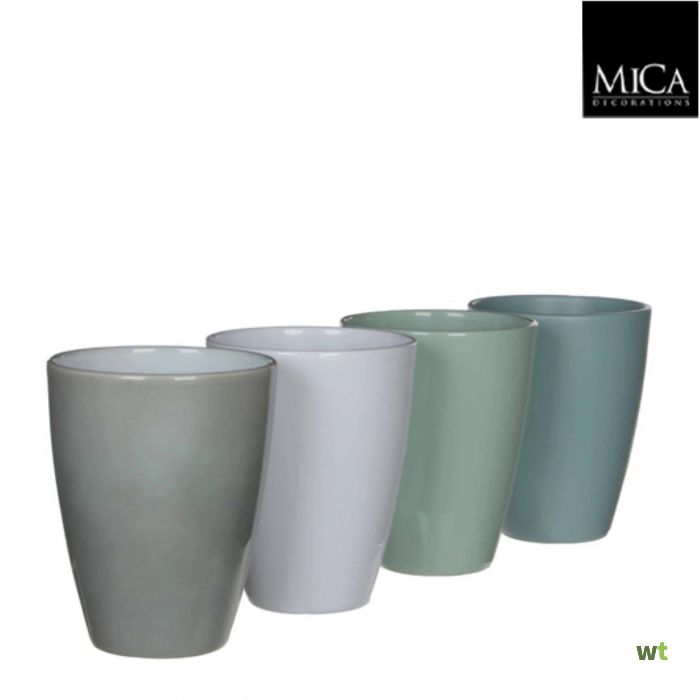MICA DECORATIONS Pot Tusca taupe 28 x H 25 cm kopen MICA DECORATIONS Pot Tusca taupe 28 x H 25 cm kopen