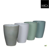 Pot Tusca - céramique - Mica - 5'' - couleurs assorties