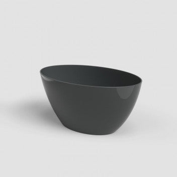 Cache pot Jardinière anthracite Plast Bahia 22 cm
