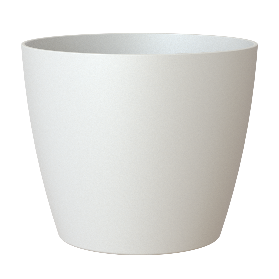 Cache pot Plast San Remo 25cm/10" Mat White