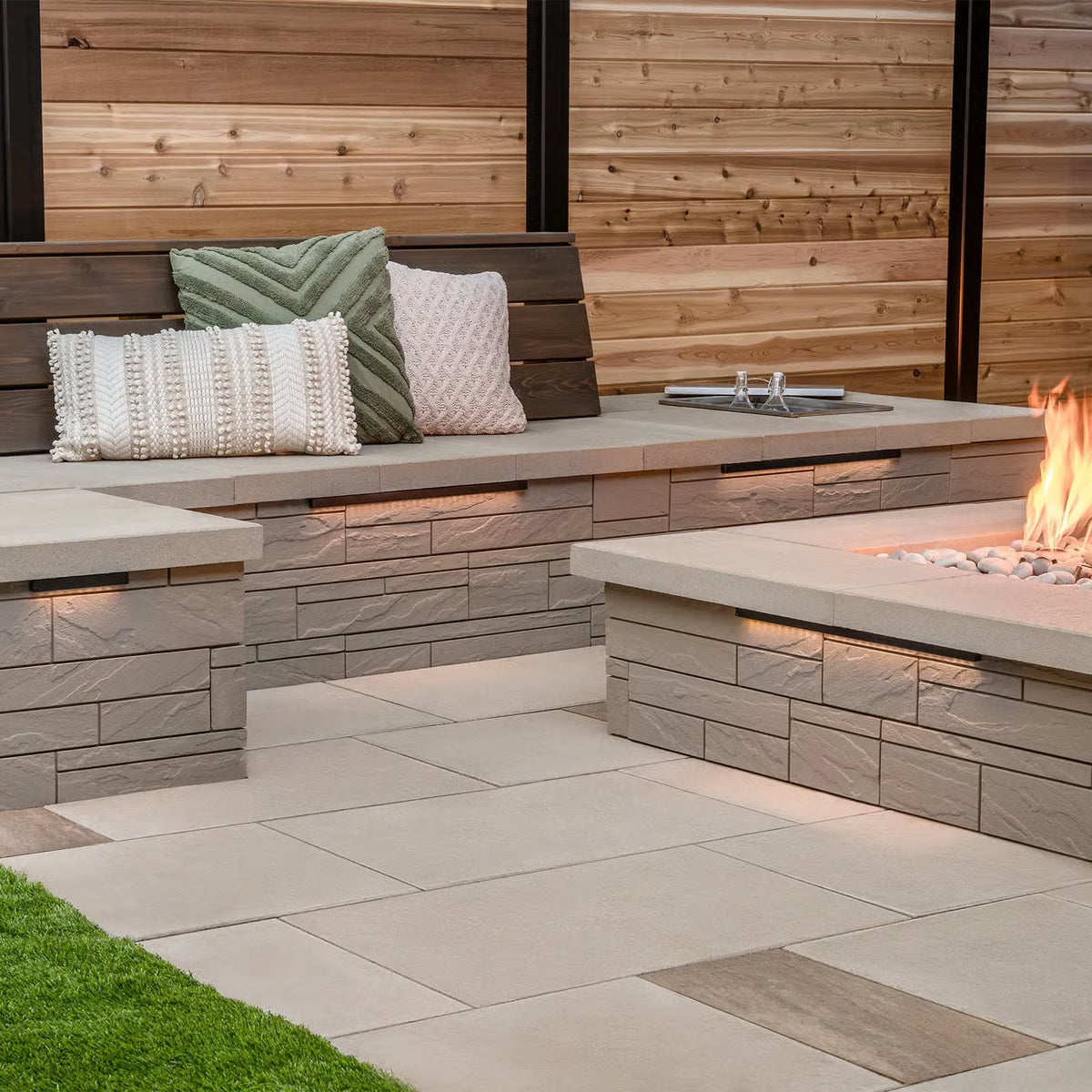 Techo bloc - Couronnement double Face Raffinato