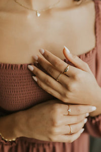 Bague Soulmate - Vermeil (Coeur gravé) - SOHA & CO