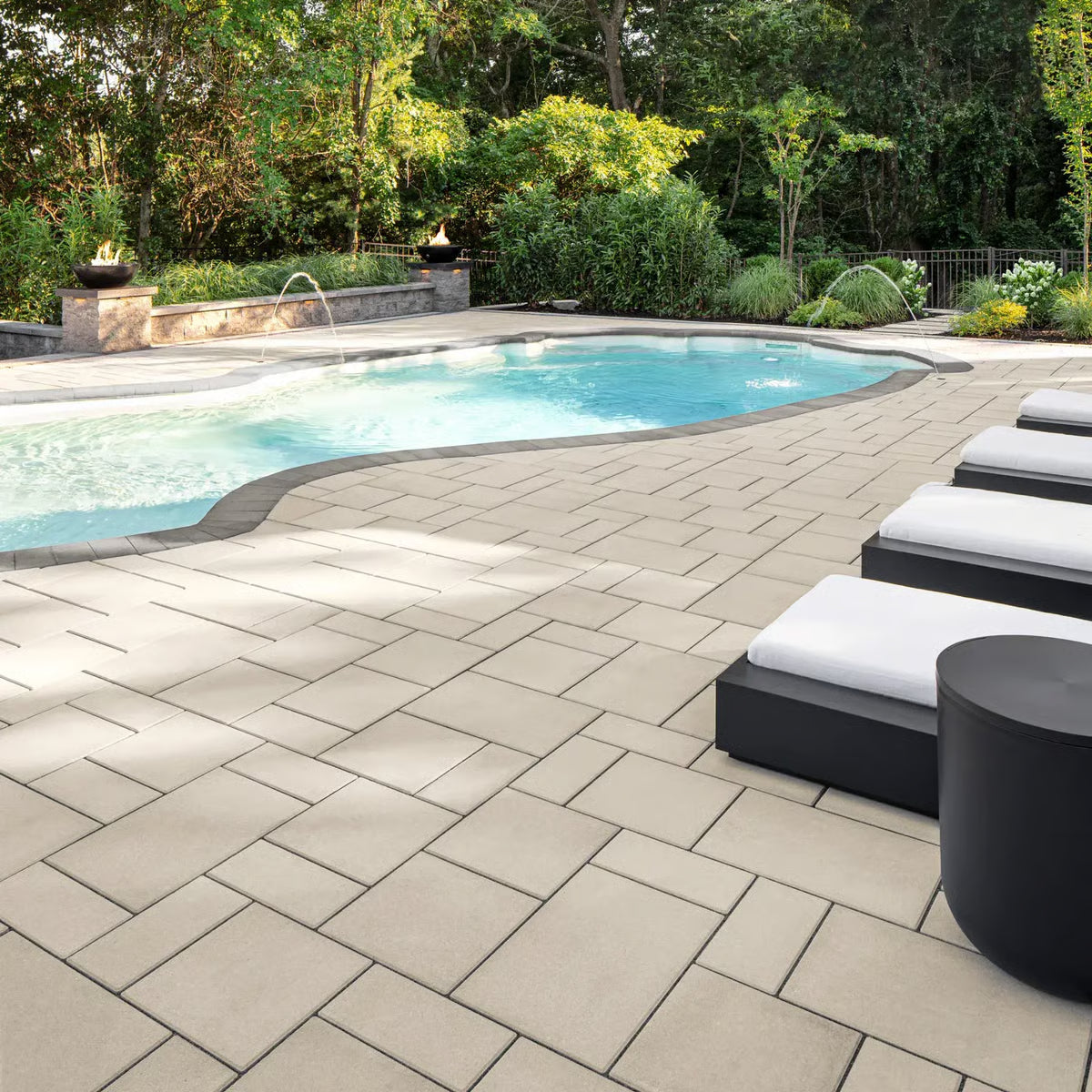 Techo Bloc Dalle Blu 60 mm petite (6'' x 13'')