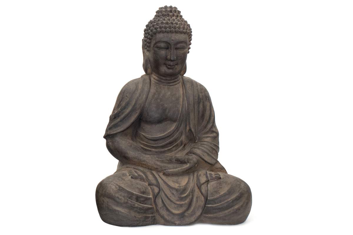 Bouddha f.ciment 42cm 30x42cm/12×17″