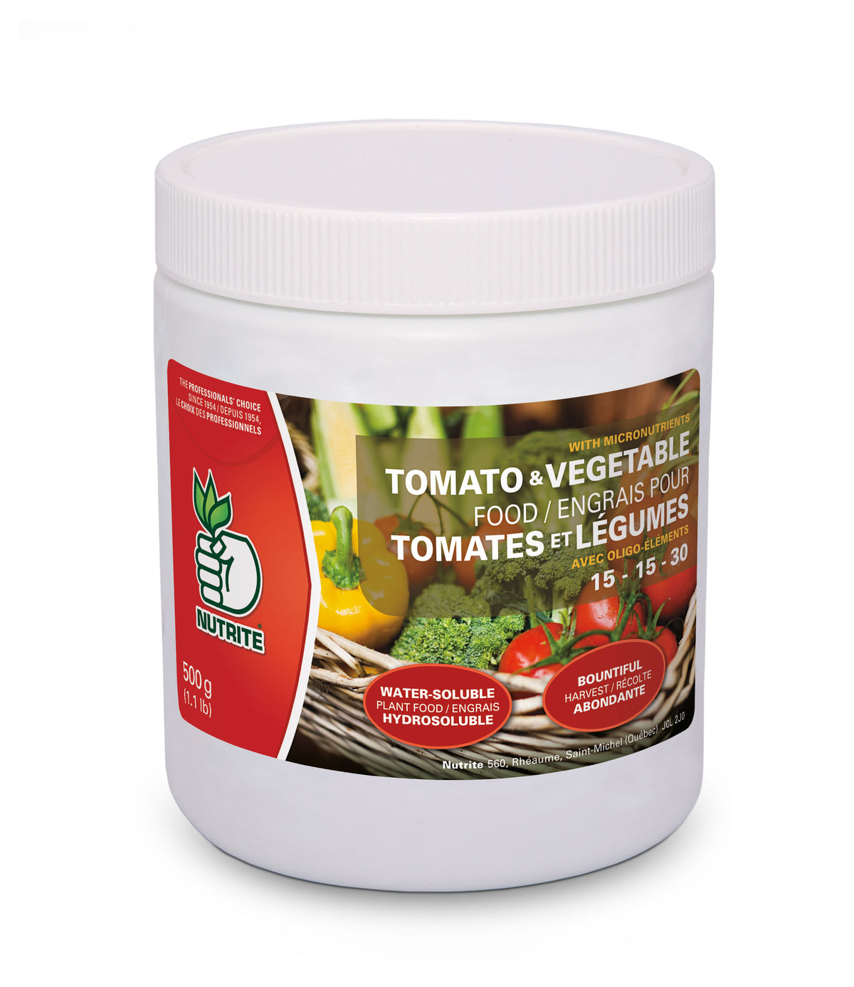 engrais à tomate et légumes 15-15-30 - Nutrite