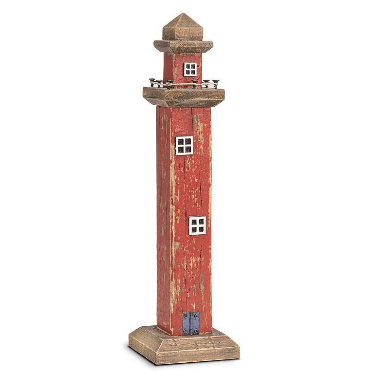 Grand phare en bois