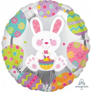 Ballon 45cm Easter Foil Flat - Lapin de pâques - code de produit: 2830701