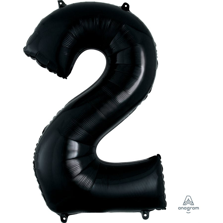 BALLON CHIFFRE 2 - M.34'' # 2 NOIR Code de produit : 30141