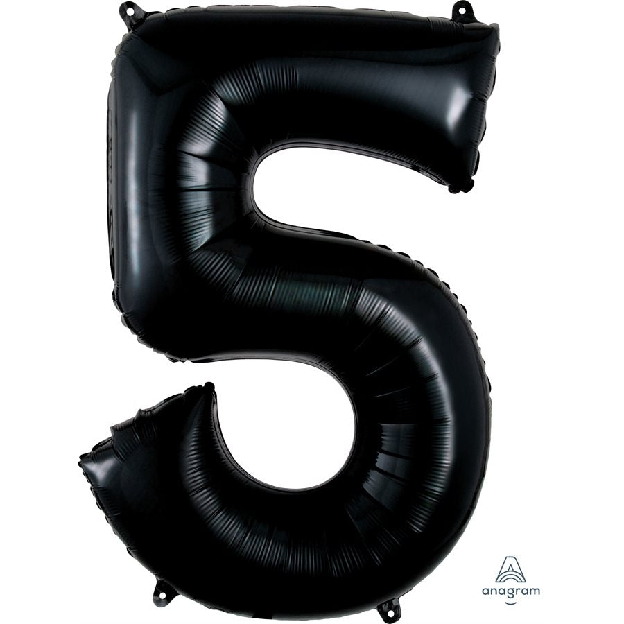 BALLON CHIFFRE 5 M.34'' # 5 NOIR Code de produit : 30144