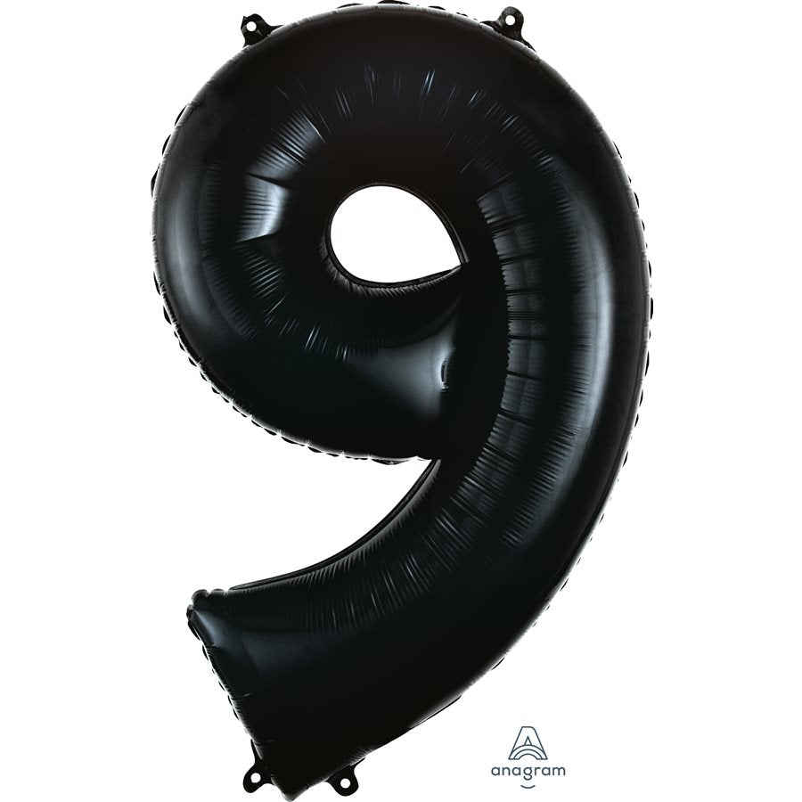 BALLON CHIFFRE 9M.34'' CHIFFRE #9 NOIR H / S Code de produit : 30148