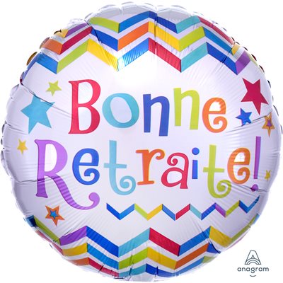 Ballon M.18" BONNE RETRAITE  Code de produit : 43479