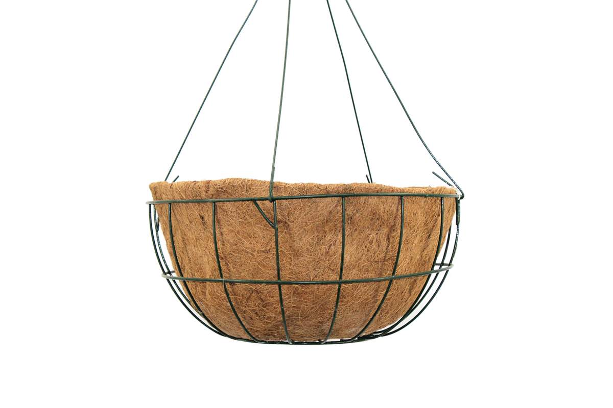 Panier broche suspendu & coco 40cm