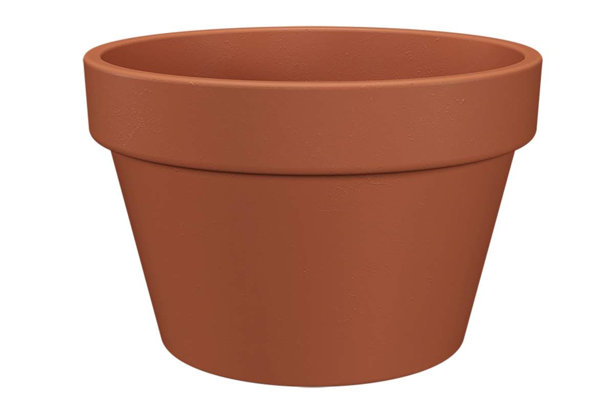 Pot terre cuite amalia wide 22cm naturel