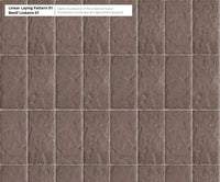 Techo Bloc Dalle Blu 60 mm petite (6'' x 13'')