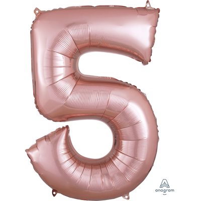 Ballon M.34'' CHIFFRE 5 ROSE GOLD H / S  Code de produit : 36216