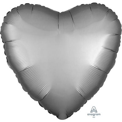 Ballon M.18'' COEUR PLATINIUM SATIN  Code de produit : 36806