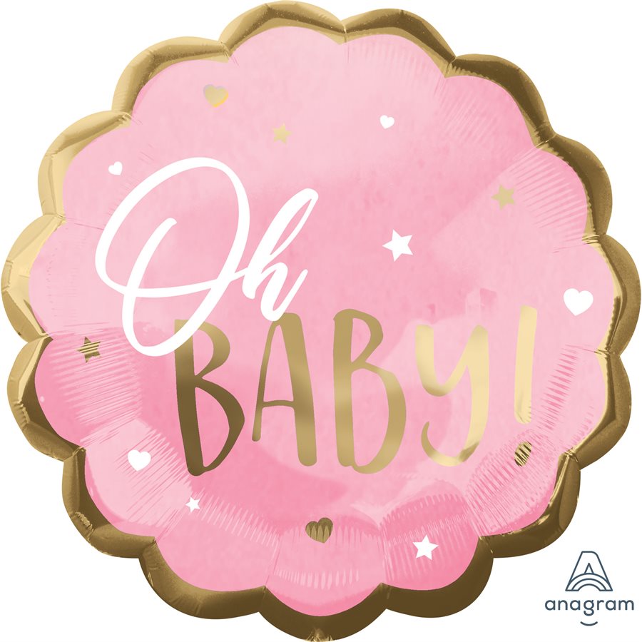 BALLON M22'' OH BABY ROSE - Code de produit : 39725