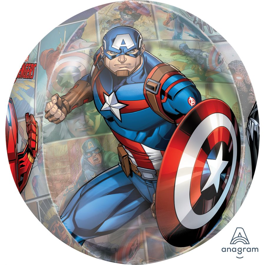 BALLON M.15'' AVENGERS MARVEL POWERS UNITE ORBZ Code de produit : 40712