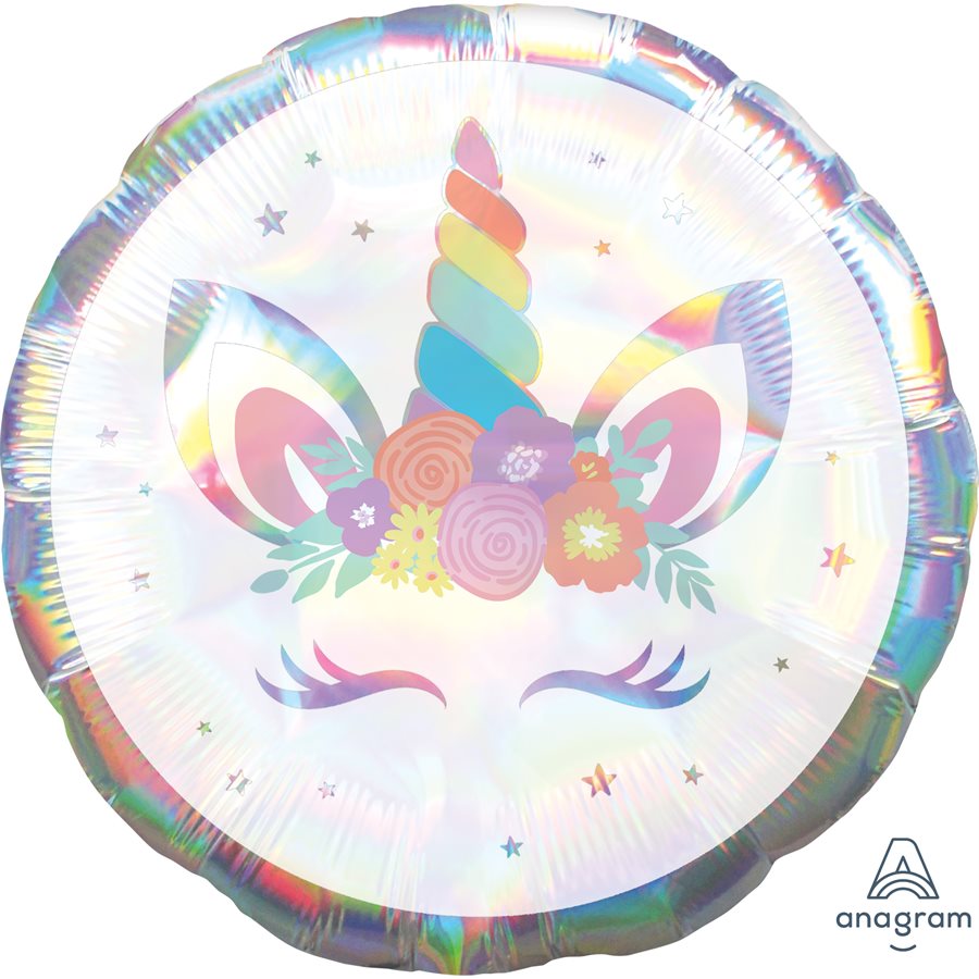 Ballon - M.28'' LICORNE PARTY IRIDESCENT - Code de produit : 41059