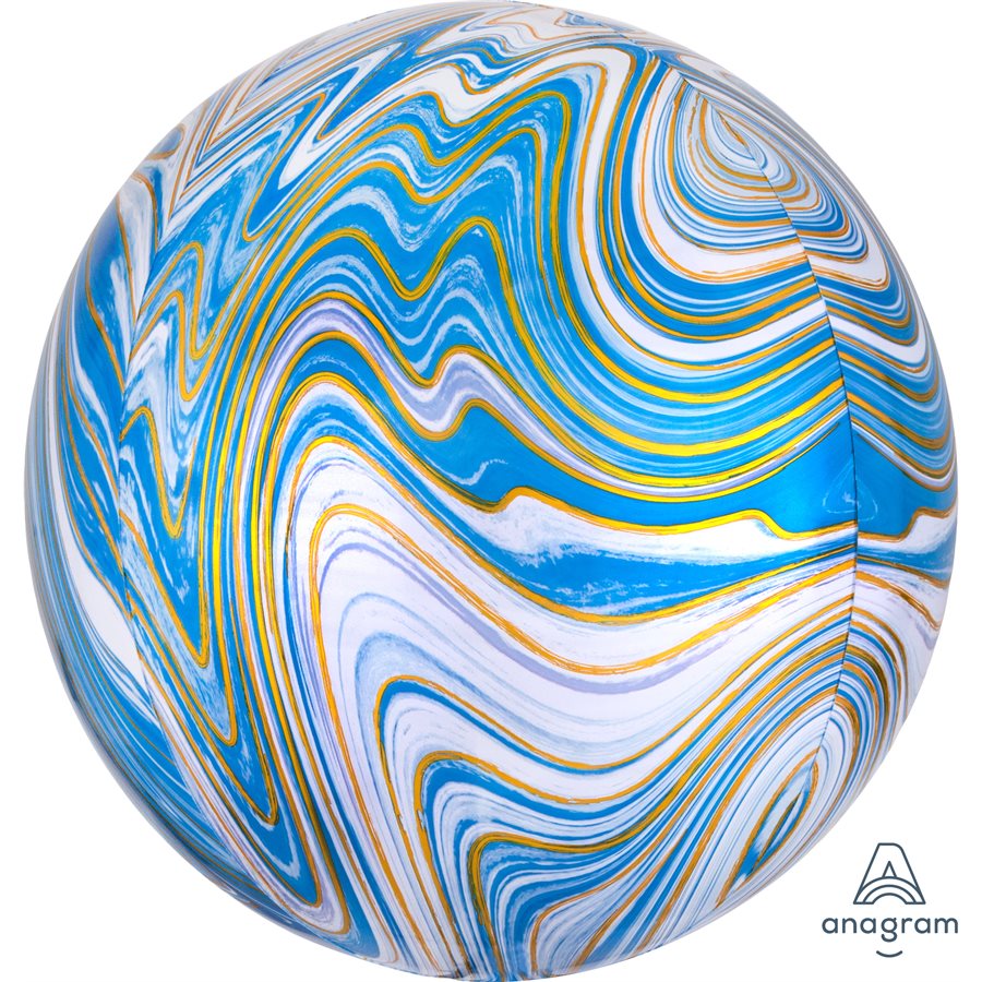 BALLON M.15'' BLUE MARBLEZ ORBZ Code de produit : 41394