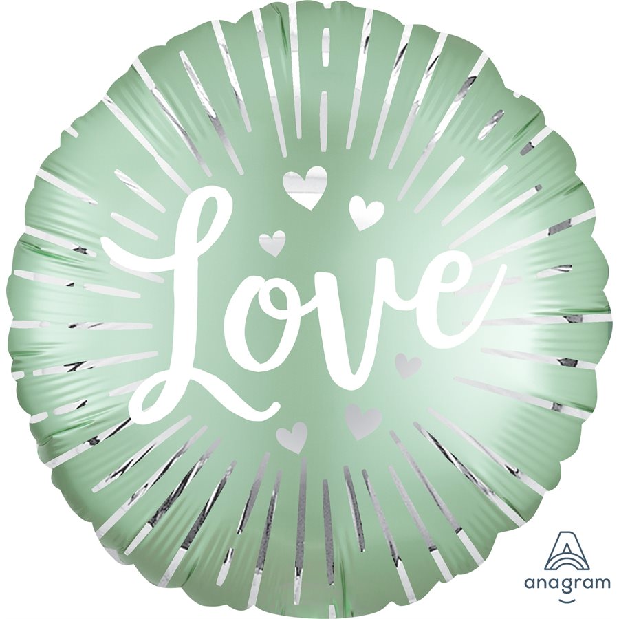 BALLON M.18'' SATIN LOVE BURST Code de produit : 41765