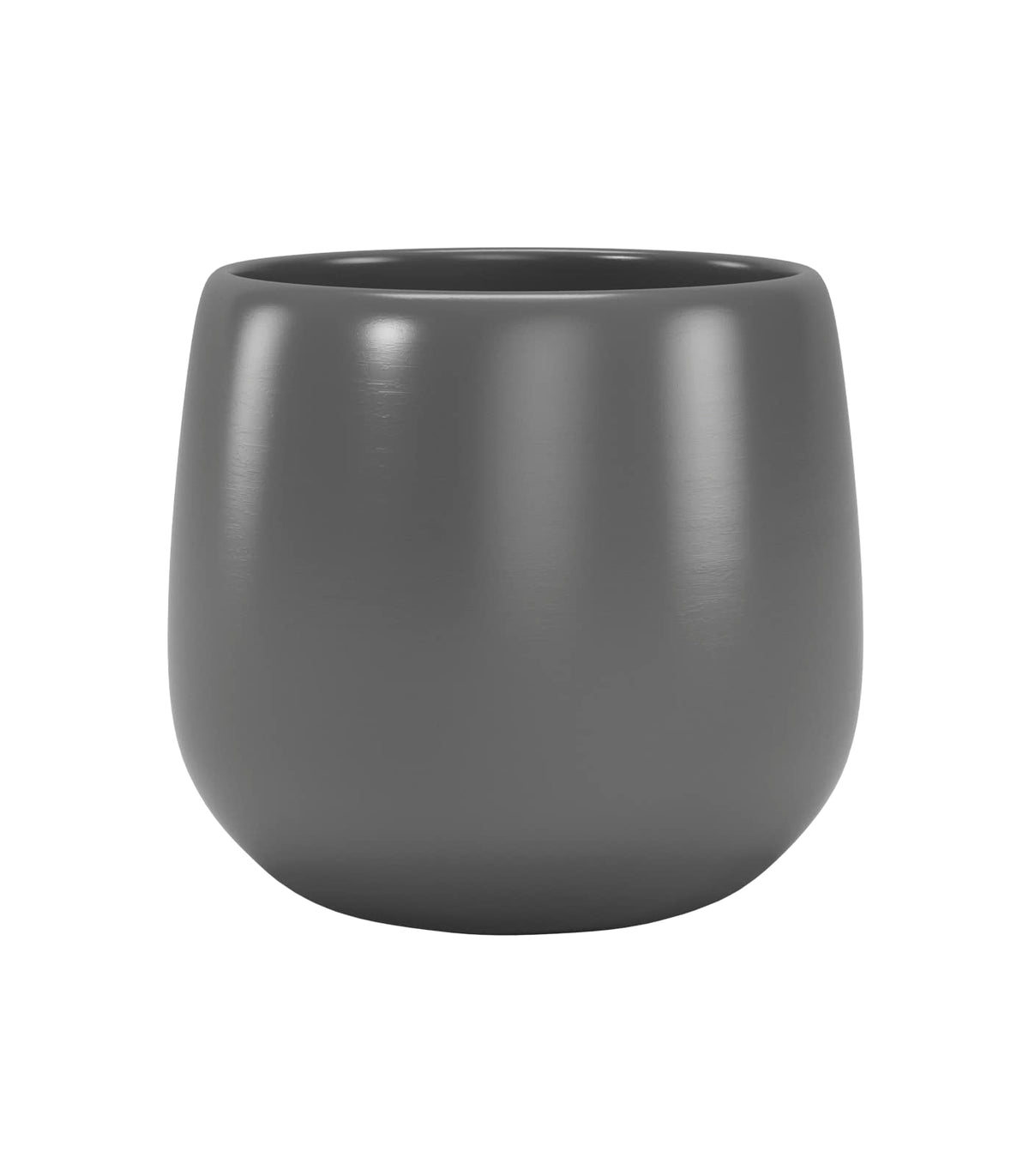 Pot Vitoria 14cm Dark Grey Ceramic