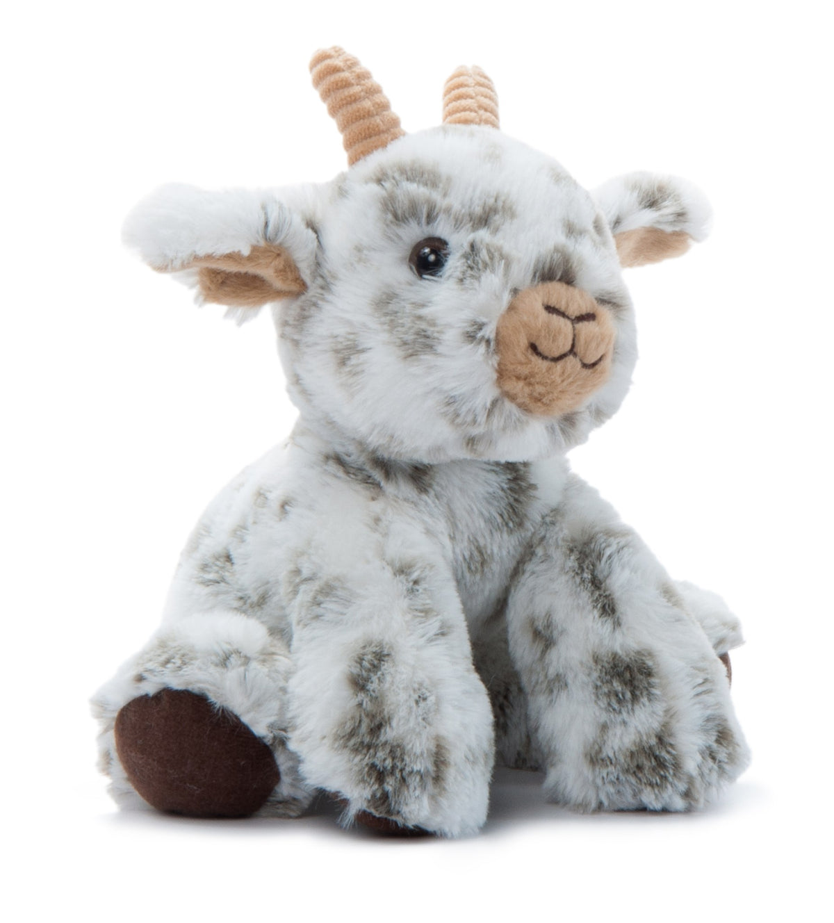 Peluche chèvre picotée - 9 pouces