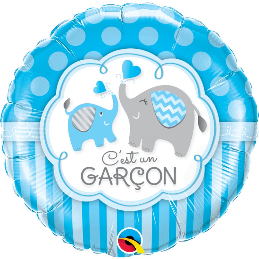 Ballon M.18'' C'EST UN GARCON -ELEPHANT 44489