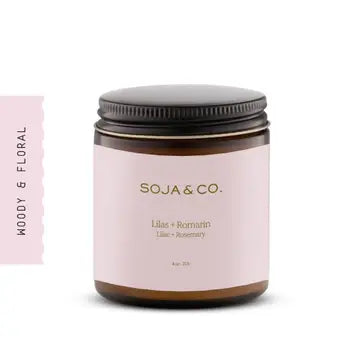 Bougie | Lilas + Romarin - SOJA&CO.® - 4oz