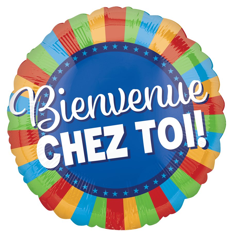 Ballon BIENVENUE CHEZ TOI ! JUMBO - 45814