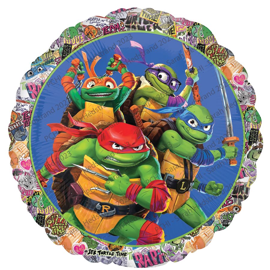 BALLON NINJA TURTLE - M.18'' TEENAGE MUTANT NINJ TURTLE - Code de produit 46272