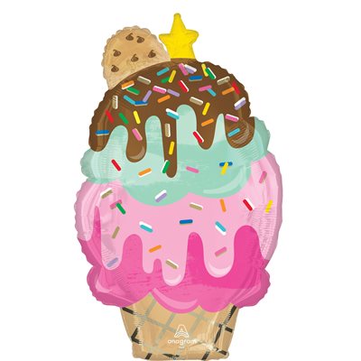 Ballon M.24'' Here's The Scoop Cone H / S  Code de produit : 47624