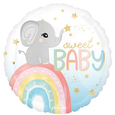 Ballon M.18"SATIN BABY ELEPHANT Code de produit : 47891