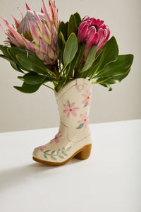 COWGIRL VASE 6"X 2.75"X 7.25"